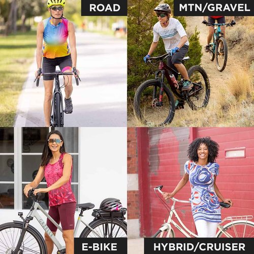 Terry Breakaway Mesh Sleeveless Cycling Jersey Women UPF 50+ 10 Inch Front Zip Relaxed Fit Tank Reg. & Plus Sizes - Chain Forest Yellow, X Large