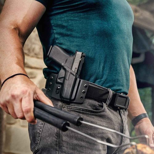 Tulster OWB Contour Kydex Holster in Right Hand fits: FN 509 | Optic Compatible Outside The Waistband Concealed Carry