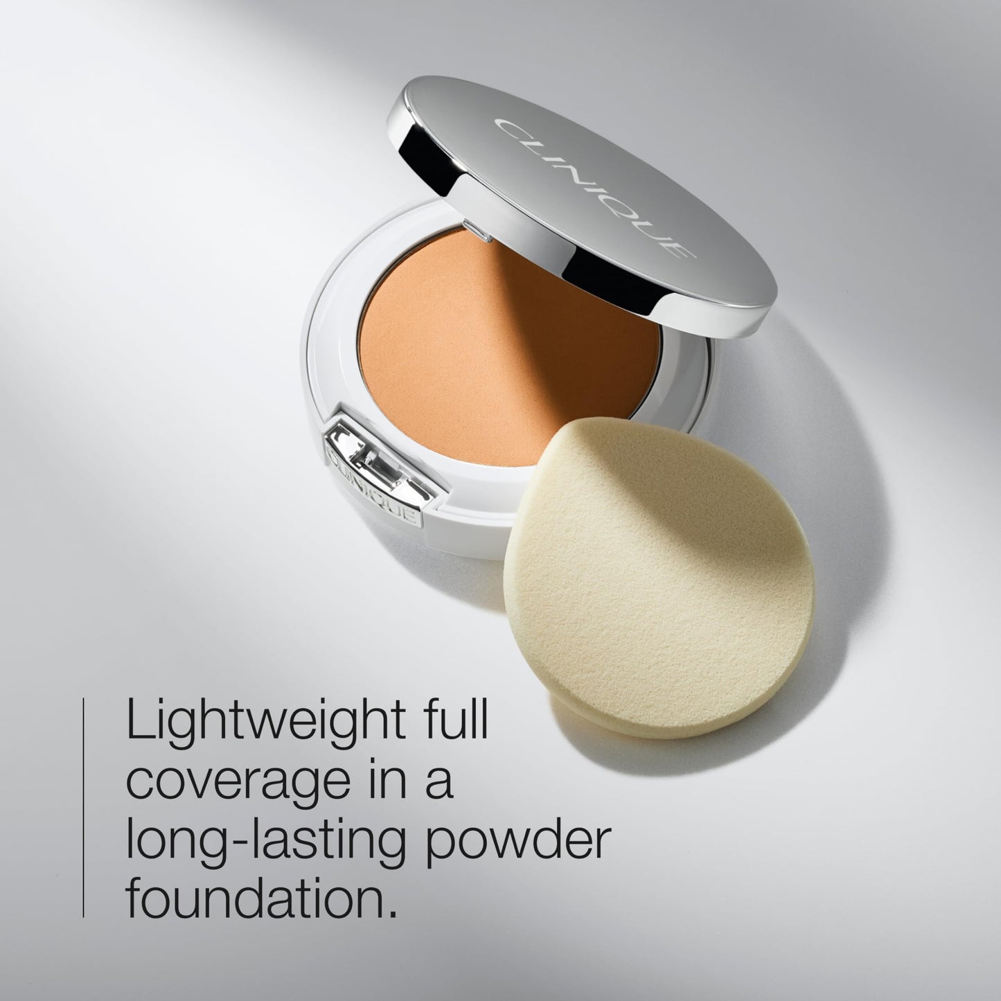 Clinique Beyond Perfecting Powder Lightweight Full Coverage Foundation + Concealer For Dry Combination to Oily Skin Types, Vanil