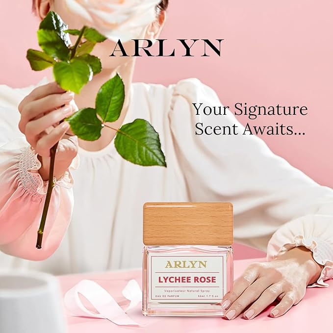 ARLYN Lychee Rose Eau De Parfum Inspired by Perfums De .Marly Del.ina, Long-Lasting Perfume For Women, Vegan, Cruelty free, Made in USA- 50 ml | 1.7 oz