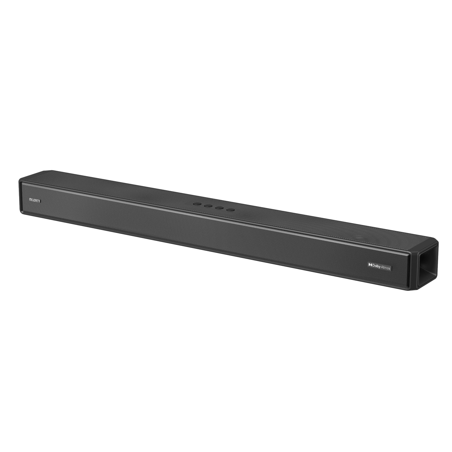 Majority Sierra Dolby Atmos Soundbar for TV with Bluetooth 5.0 | HDMI ARC, Optical, USB & AUX, 4K HDR Pass-Through | 4 EQ Modes | 120W RMS 2.0.2 Channel Wall Mount Sound Bar with Dual HDMI Inputs