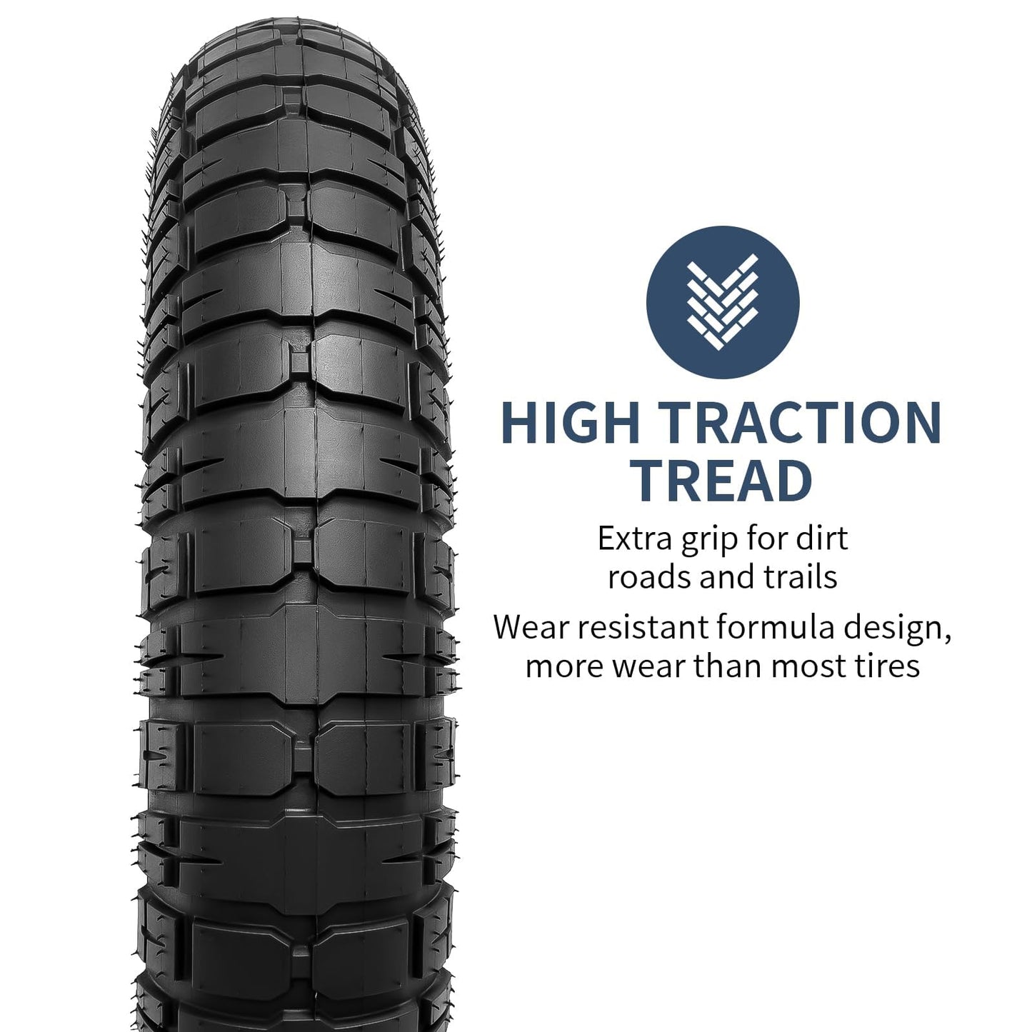 YUNSCM 2-PCS 20" Heavy Duty Fat E-Bike Tires 20 x 4.5/114-406 Compatible with 20x4.5 20X4.5 All-Terrain E-Bike Bicycle Tires (Y-531)