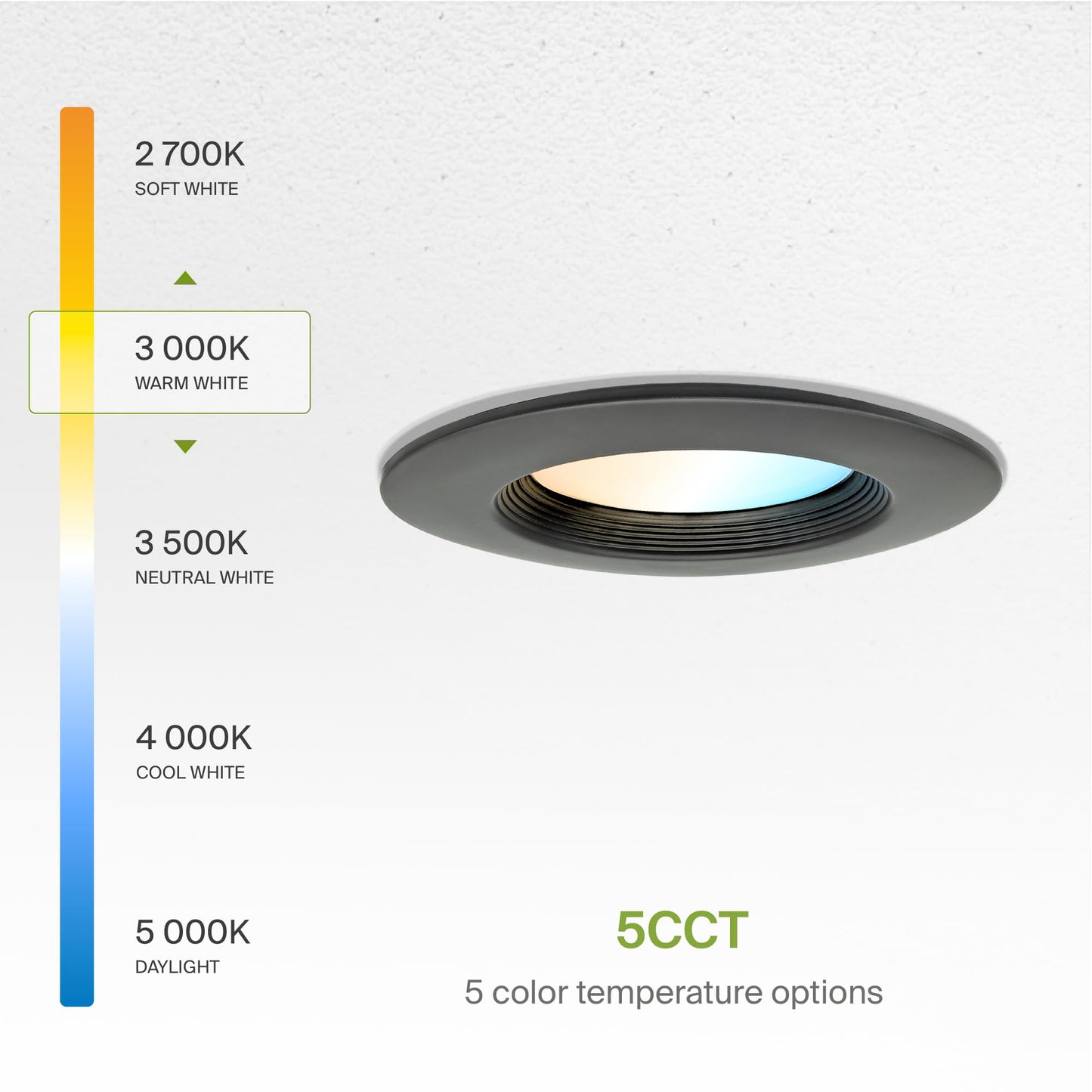 ASD 6 Inch Retrofit LED Recessed Lighting | Metal Trim Bronze 12W 1078LM 120V 2700K-5000K Adjustable Ceiling Downlights | Triac Dimmable Wet Rated Room Can Lights, ETL Energy Star, 12 Pack