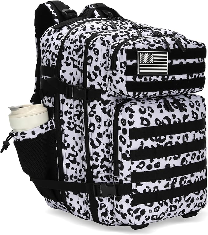 W WINTMING 25L Tactical Backpack for Men and Women Small Military Tactical Backpack Heavy Duty Molle Assault Pack Daypack ...