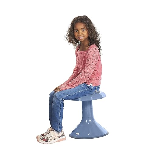 ECR4Kids ACE Active Core Engagement Wobble Stool, 15-Inch Seat Height, Flexible Seating, Powder Blue