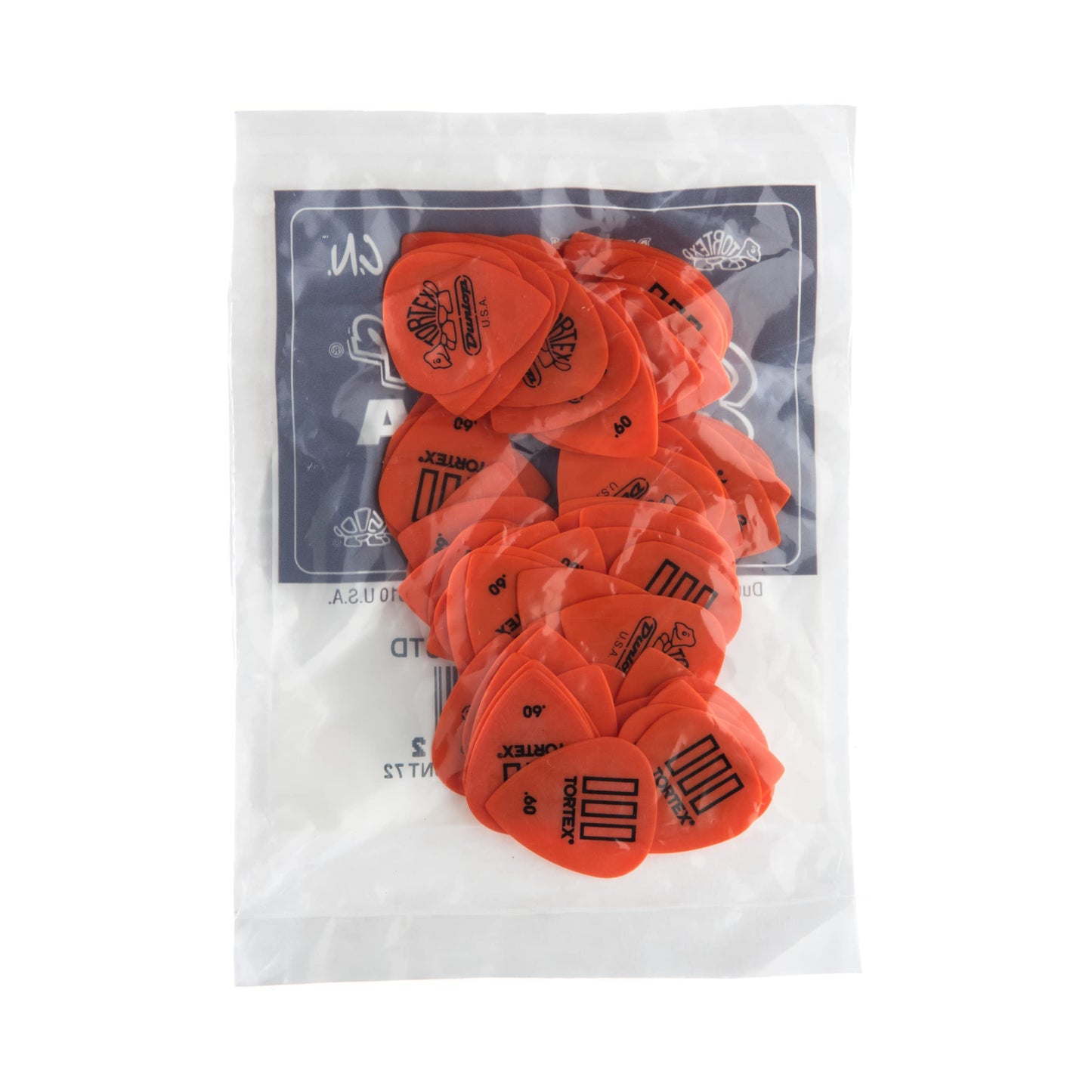 Dunlop 462R.60 Tortex Tiii, Orange, .60Mm, 72/Bag