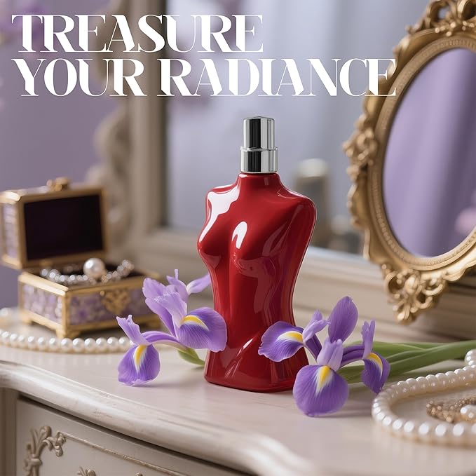4-Piece Women's Perfume Set with 10ml Rollerball, EDP Collection, Variety of Fragrances,Long Lasting Fragrance (OLYMPIADA/Valencia Donna Fantasy/ROMANCE FOR WOMEN/Flower rose-White)