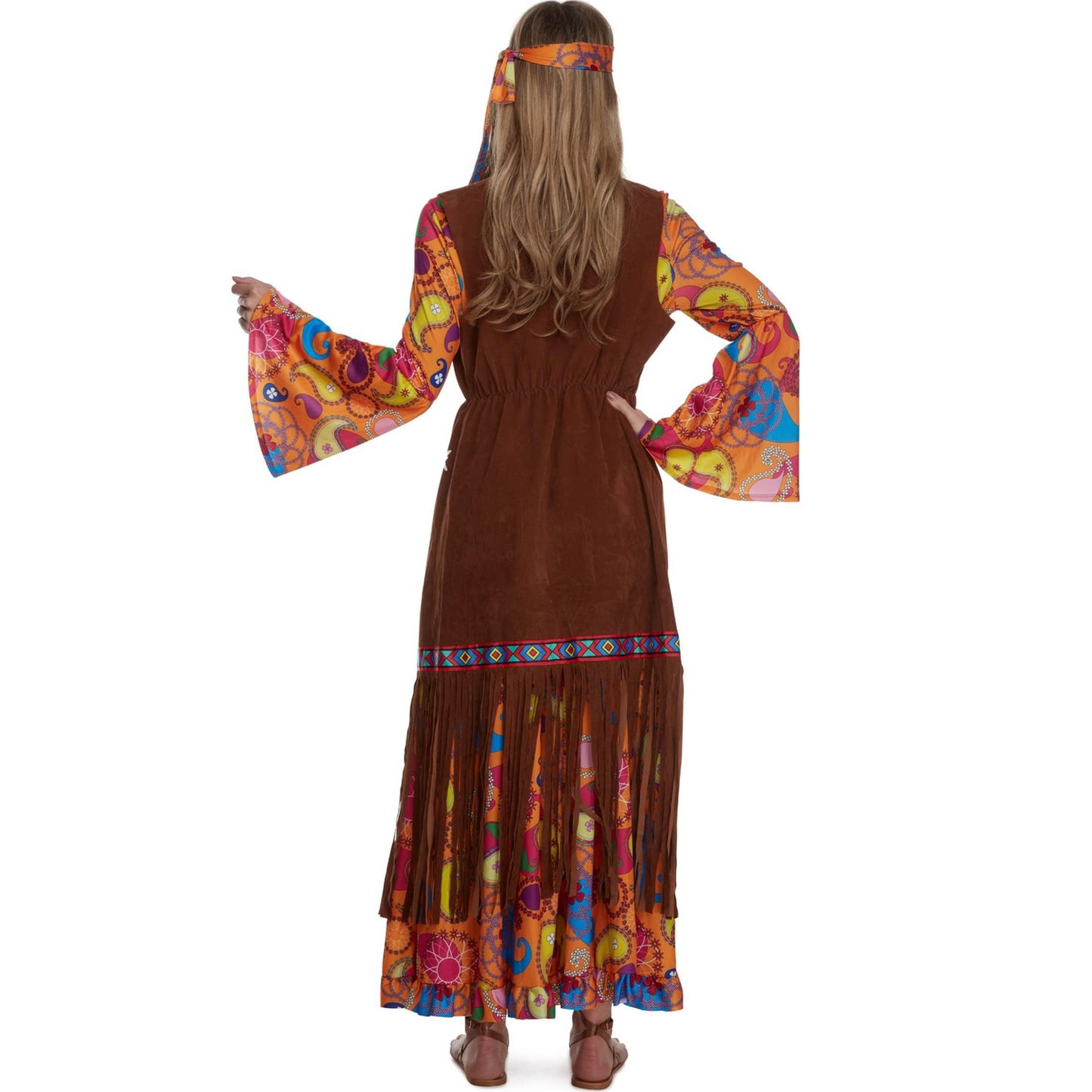 Morph 70s Costume For Women, Hippie Costume For Women, 70s Long Dress, Womens 60s Halloween Costumes, Large