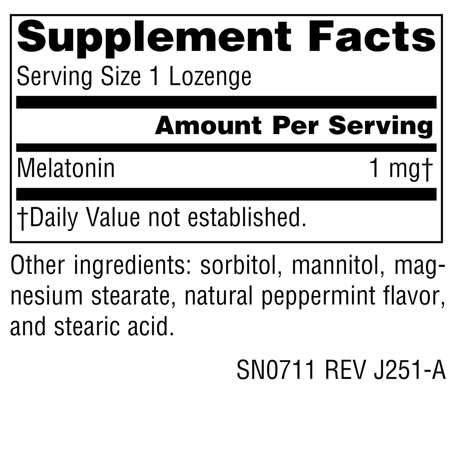 Source Naturals Melatonin Helps Promote Sleep* 1 mg - 300 Peppermint Flavored Lozenges