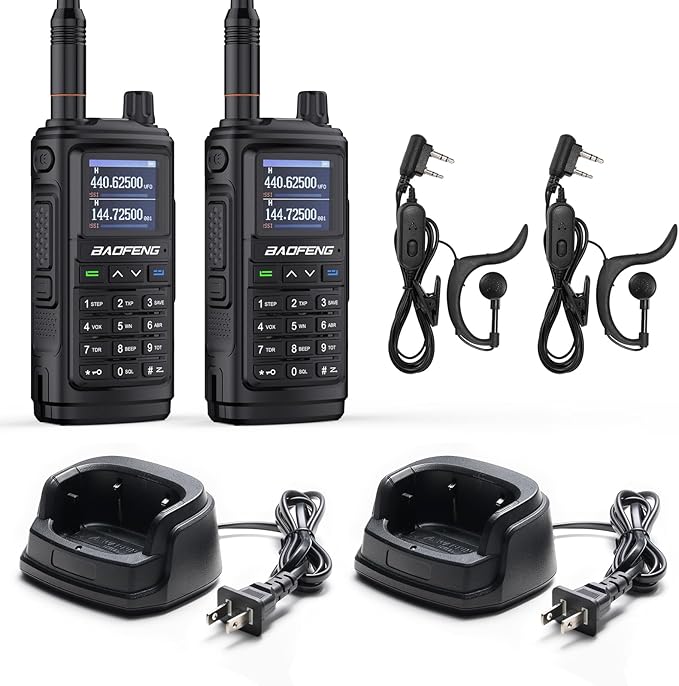 BAOFENG UV-17R Two Way Radio (Upgraded Version of UV-5R), Dual Band 144-148/420-450Mhz Handheld Ham Radio with 999 Channel...