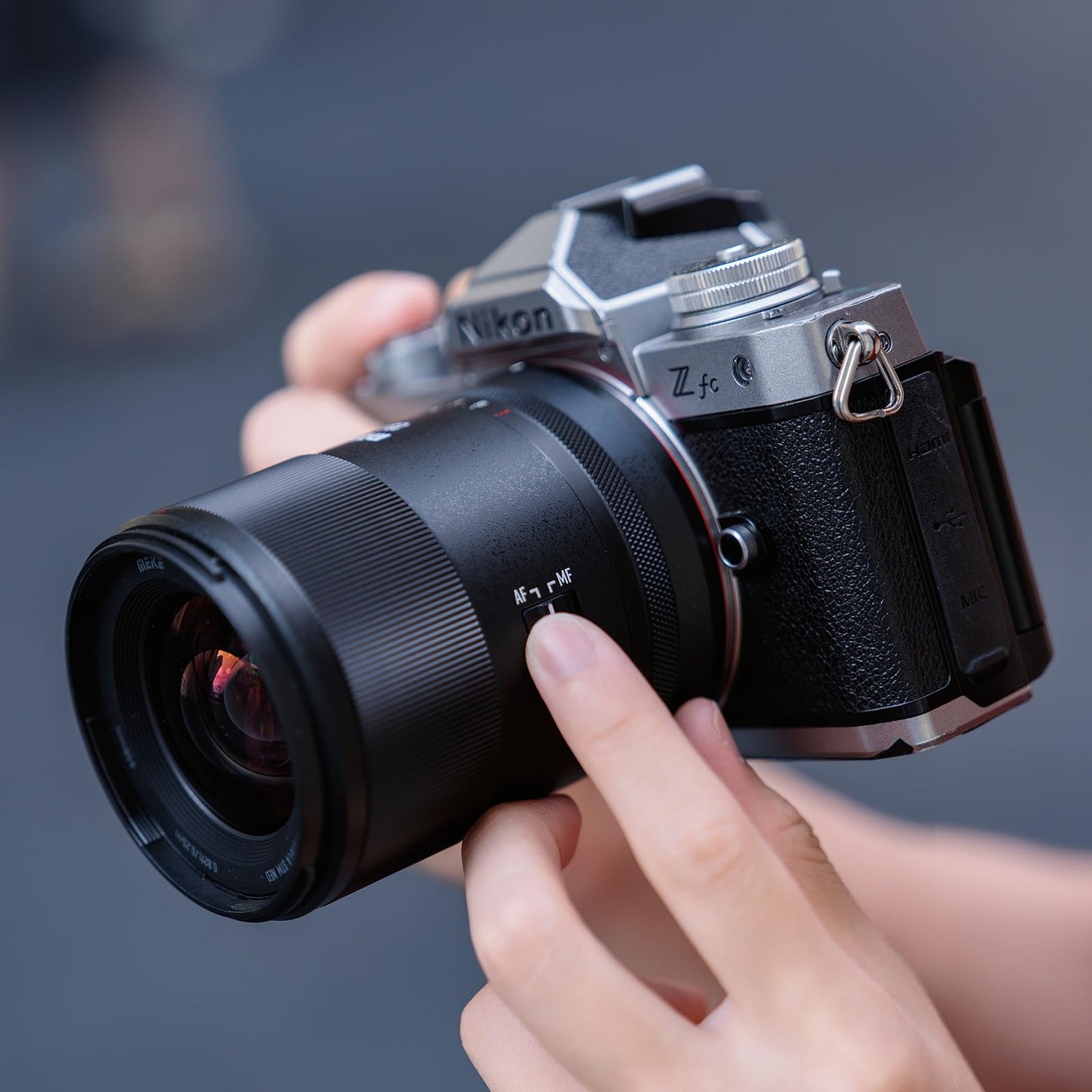 Meike 23mm F1.4 Ultra Wide Angle APS-C Frame STM Auto Focus Lens Fixed Prime Portrait Lenses for Nikon Z Mount Mirrorless Cameras Z30 Z50 Z fc and for Z5 Z6 Z7 Z9 Z6II Z6III Z7II Under APS-C Mode