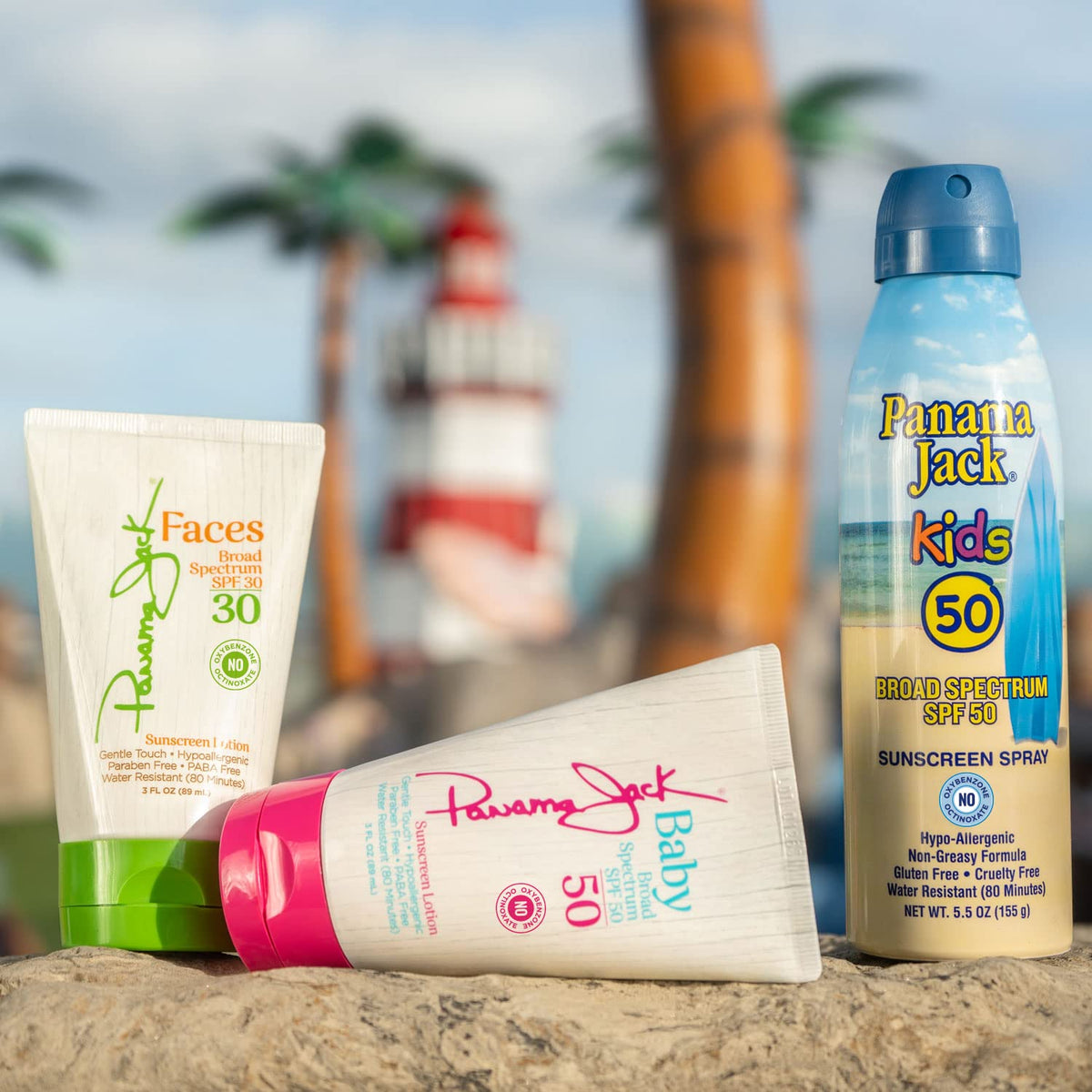 Panama Jack Baby Sunscreen Lotion - SPF 50, Broad Spectrum UVA/UVB Protection, Hypoallergenic, PABA, Paraben, Gluten & Cruelty F