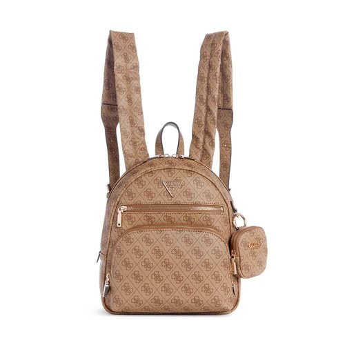 GUESS Power Play Tech Backpack, Latte Logo