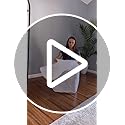 MAXYOYO Giant Bean Bag Chair for Adults, Upholstered Floor Sofa with Pillows and Armrests, Large Bean Bag Sofa Plush Chair...