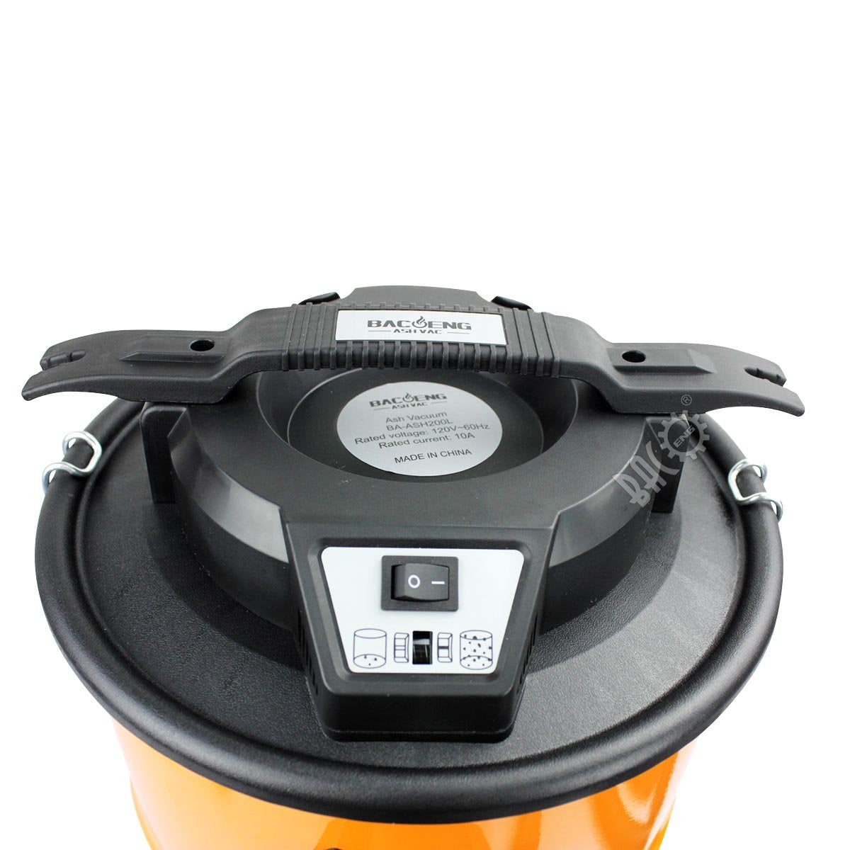 BACOENG Ash Vacuum Cleaner, 5.3 Gallon Ash Vacuum for Pellet Stoves, Wood Fireplace, Ash Vac Pellet Grill, Wood Stoves, Fire Pits