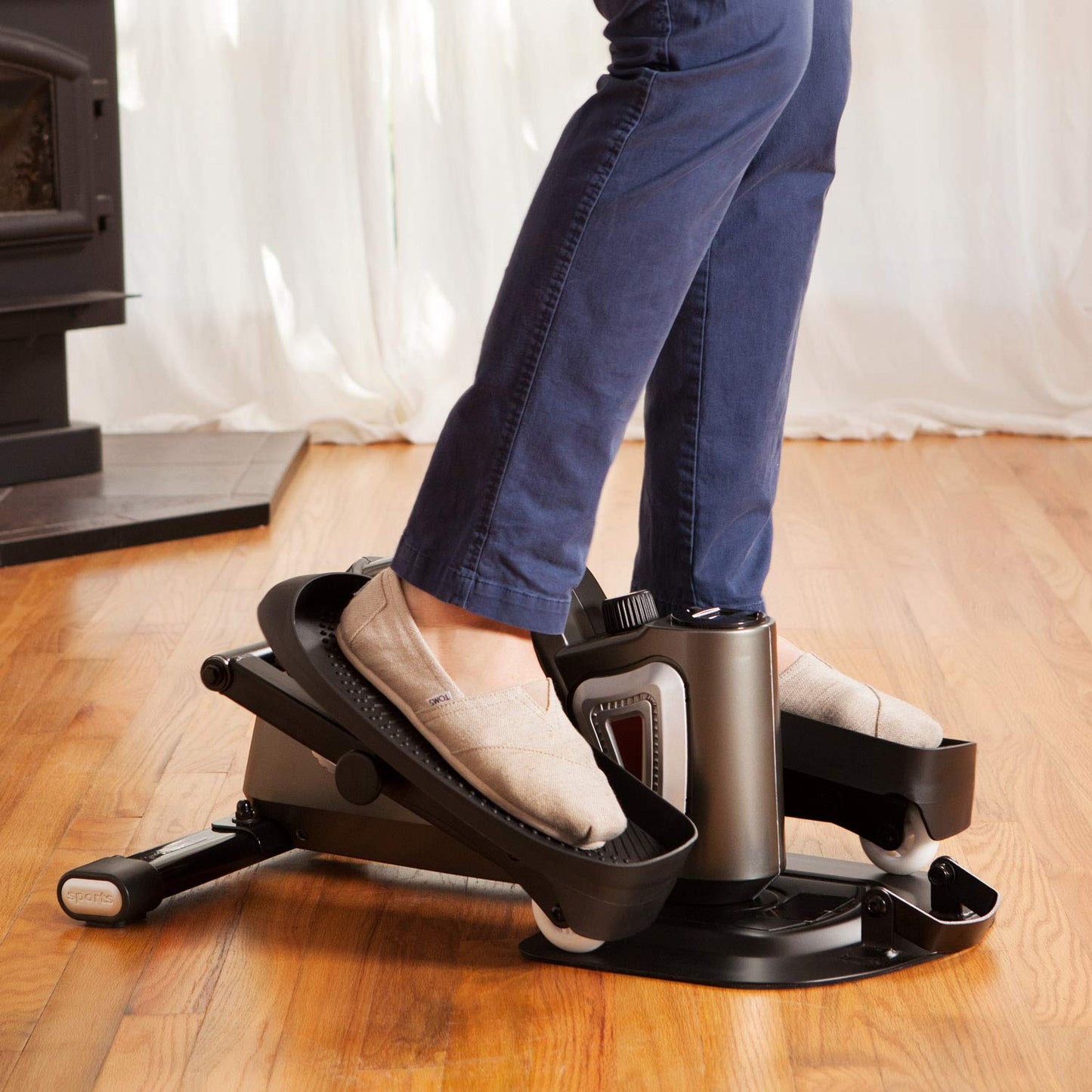 JFIT 50-1000-PEWj/Fit Under Desk & Stand Up Mini Elliptical, Pewter, 27.2 x 15 x 11 inches