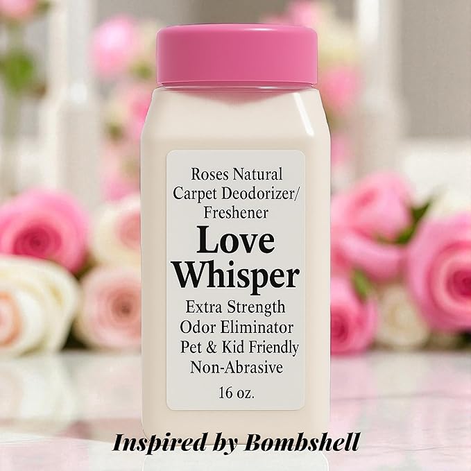 Carpet Deodorizer and Freshener, Extra Strength, Pet & Kid Safe, Phthalates-Free Fragrance, 16 oz (Love Whisper)