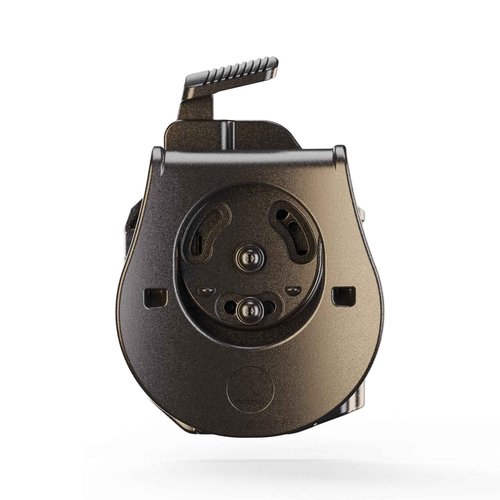 Orpaz Delta G17 Light Bearing Holster Compatible with Glock 17 Holster with Light, Level II Modular Flashlight Adapter and Innovative Flashlight Protector Cap - Unisex - Paddle, Right