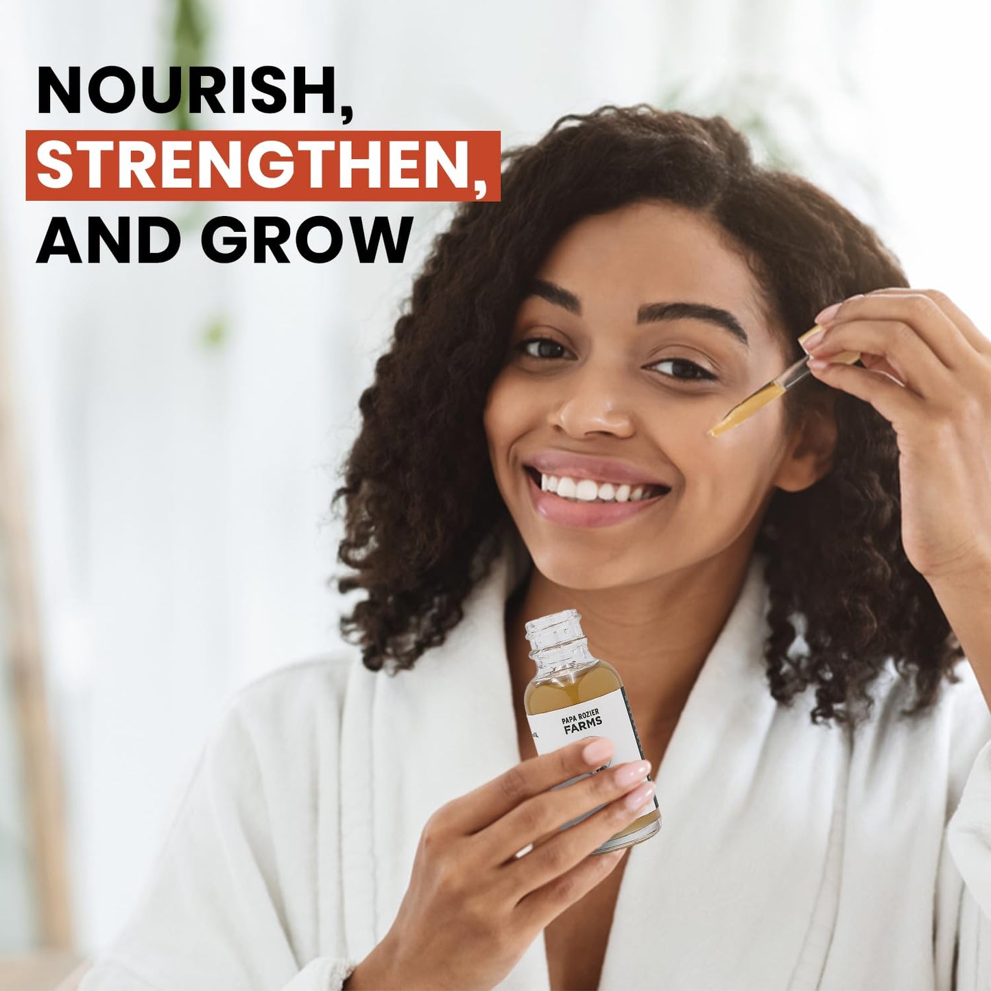 Papa Rozier Farms Rosemary Pure Organic Castor Oil of Haiti - Cold Pressed - Hexane Free - Hair Growth Treatment - Hair Growth f