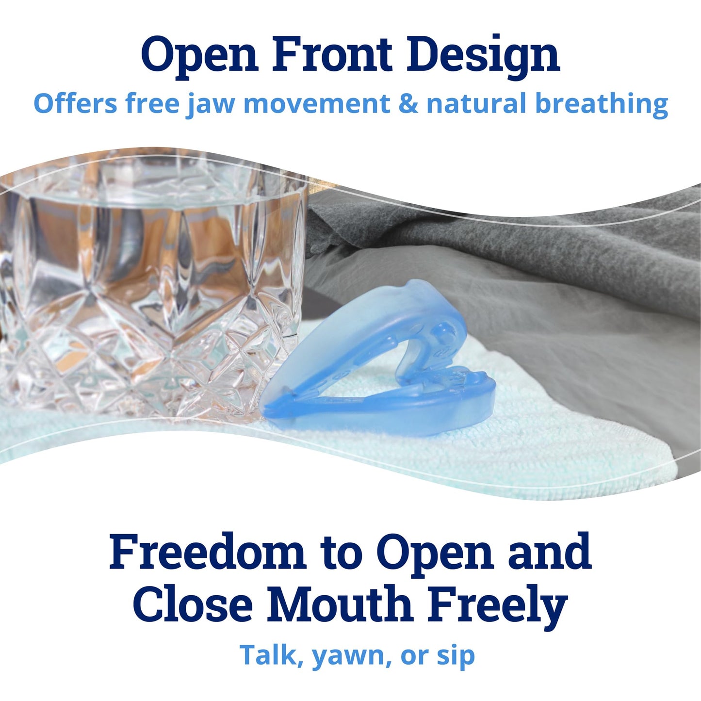 ZQuiet Anti-Snoring Starter Pack with 2 Mouthpieces, Complimentary Storage Case – FDA-Cleared Snore Stopper for Men & Women, Adjustable Comfort, BPA-Free, Non-Invasive, Sleep Aid for Snoring