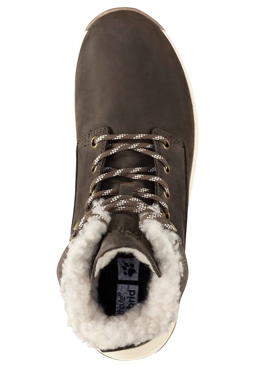 Jack Wolfskin Women's Queenstown City Texapore Mid W Hiking Shoe, Cold Coffee, 11