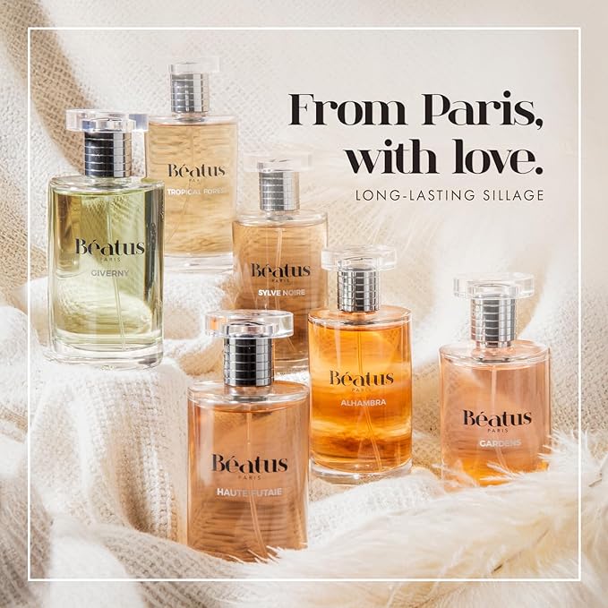 Beatus Paris Tropical Forest - Luxury Mens Cologne - Long-Lasting Fragrance - Notes of Fruity Opening with Pineapple, Green Apple, Bergamot Scent - All Day Wear EDP Spray - Travel Size Perfume - 3.4oz