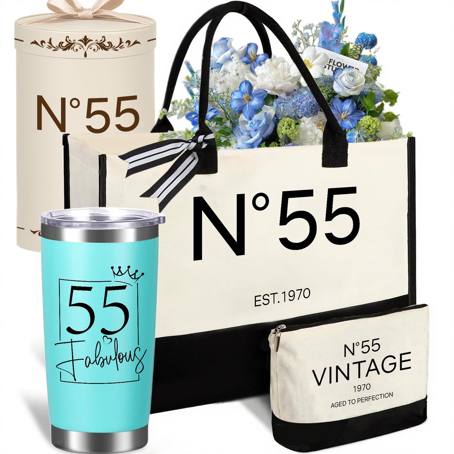 Physkoa 55th Birthday Gifts for Women Her