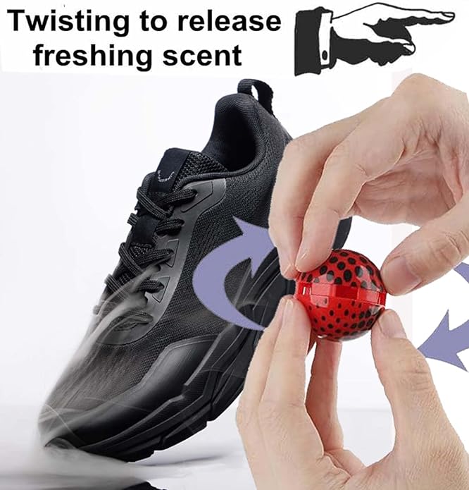 Shoe Deodorizer Balls Sneaker Deodorizers Balls Odor Eliminating for Shoes 6 Packs