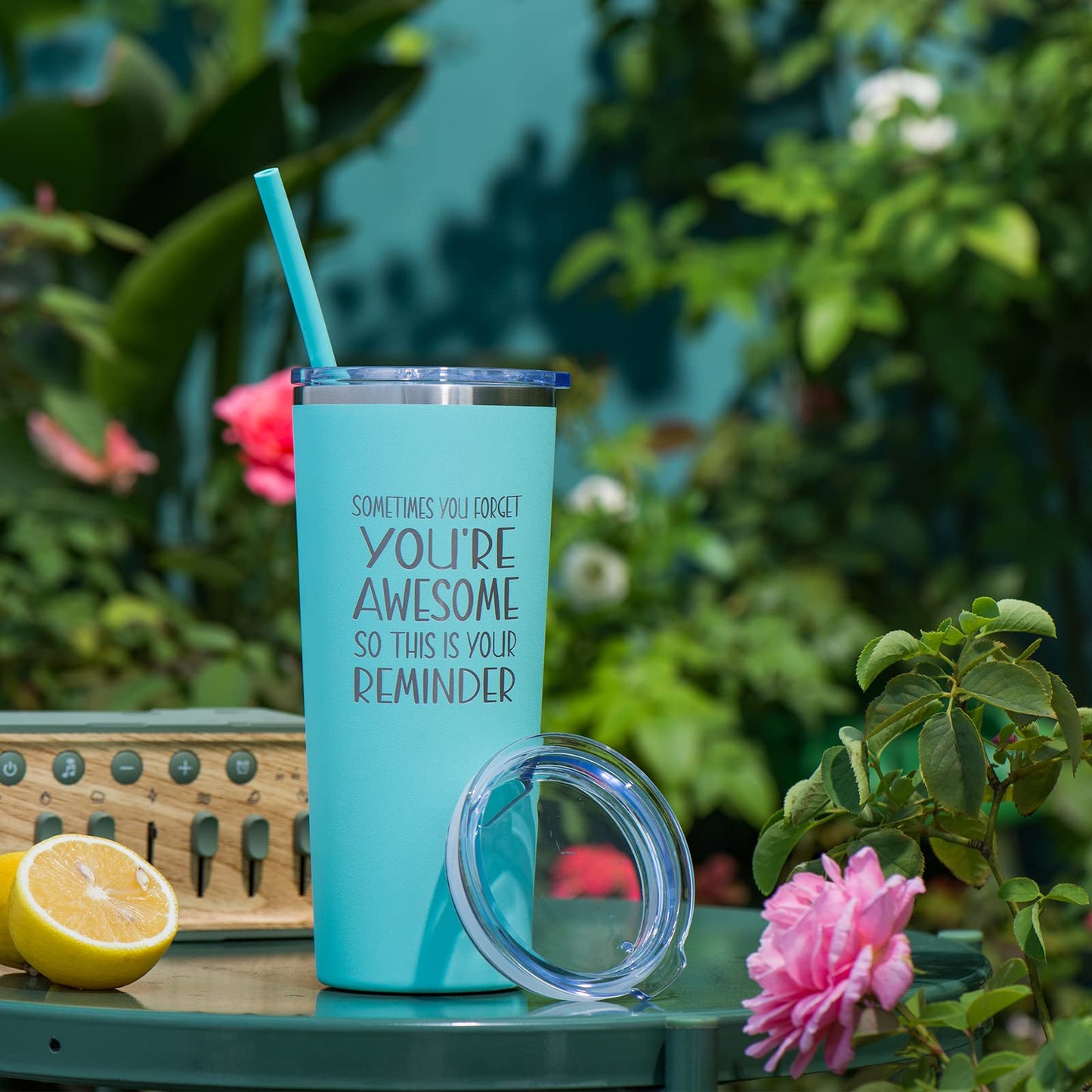 Inncup Birthday Gifts for Women, Appreciation Inspirational Gift for Her, Friendship Thank You Gifts, You Are Awesome Gift for Women, Friends, Sister, Mom - 22oz Tumbler