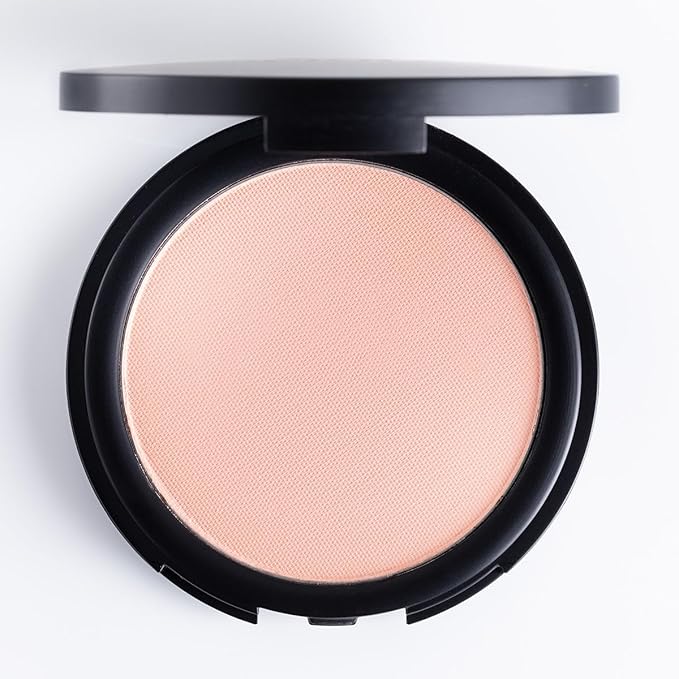 ioly's Beauty pressed powder foundation Compact with powder puff 0.49 OZ Makup fit me powder foundation Makeup full coverage foundation texture powder for men and woman