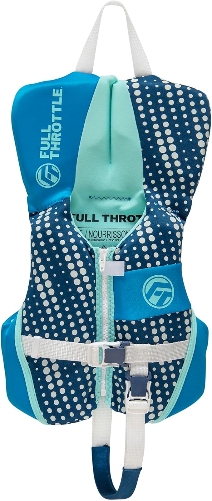 Full Throttle Rapid Dry Flex-Back Infant Life Jacket – U.S. Coast Guard and Transport Canada Approved, fits Infants Less T...