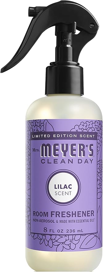 Mrs. Meyer's Clean Day Room Freshener, Lilac (8 Fl Oz (Pack of 6))