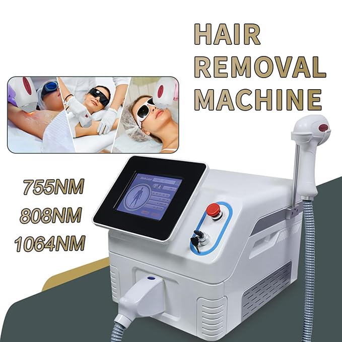 Diode Laser Hair Removal Machine Professional Ice-point Hair Removal Device Salon Beauty Skin Care Device for Body and Facial