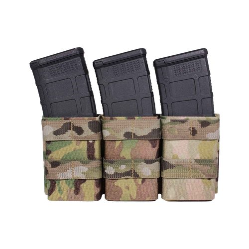 Esstac Triple Midlength 5.56 M4 KYWI Mag Pouch (Multicam, Attachment Method: 6X Malice Clips)