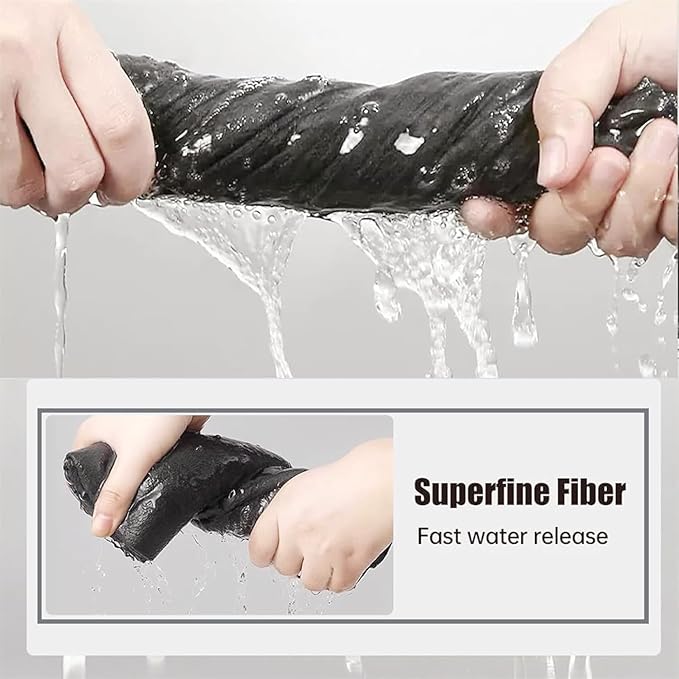 10 Counts Thickened Magic Cleaning Cloth Streak Free Reusable Microfiber, Super Absorbent-Lint-Free Cleaner for Home, Window, Mirror Glass and Cars (10PCS)