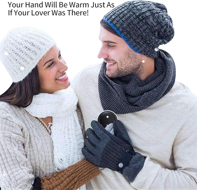 Karecel Rechargeable Hand Warmer, 5200mAh Double-Sided Instant Heating Electric Hand Warmer Power Bank, Up to 11Hrs, USB Portable Handwarmer Pocket Heater, Tech Gifts for Men Women, Winter Essentials