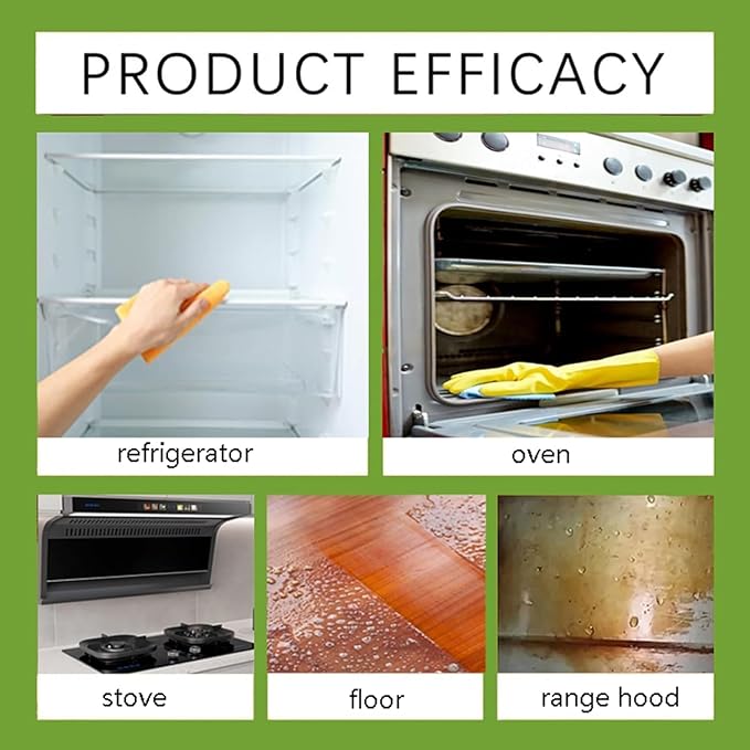 Fly Cleanse Natural Formula Appliances, Kitchen Appliance Cleaner, Multipurpose Home & Kitchen Cleaner Spray, For Hold,Oven,Stove,Range Hood (2Pcs)
