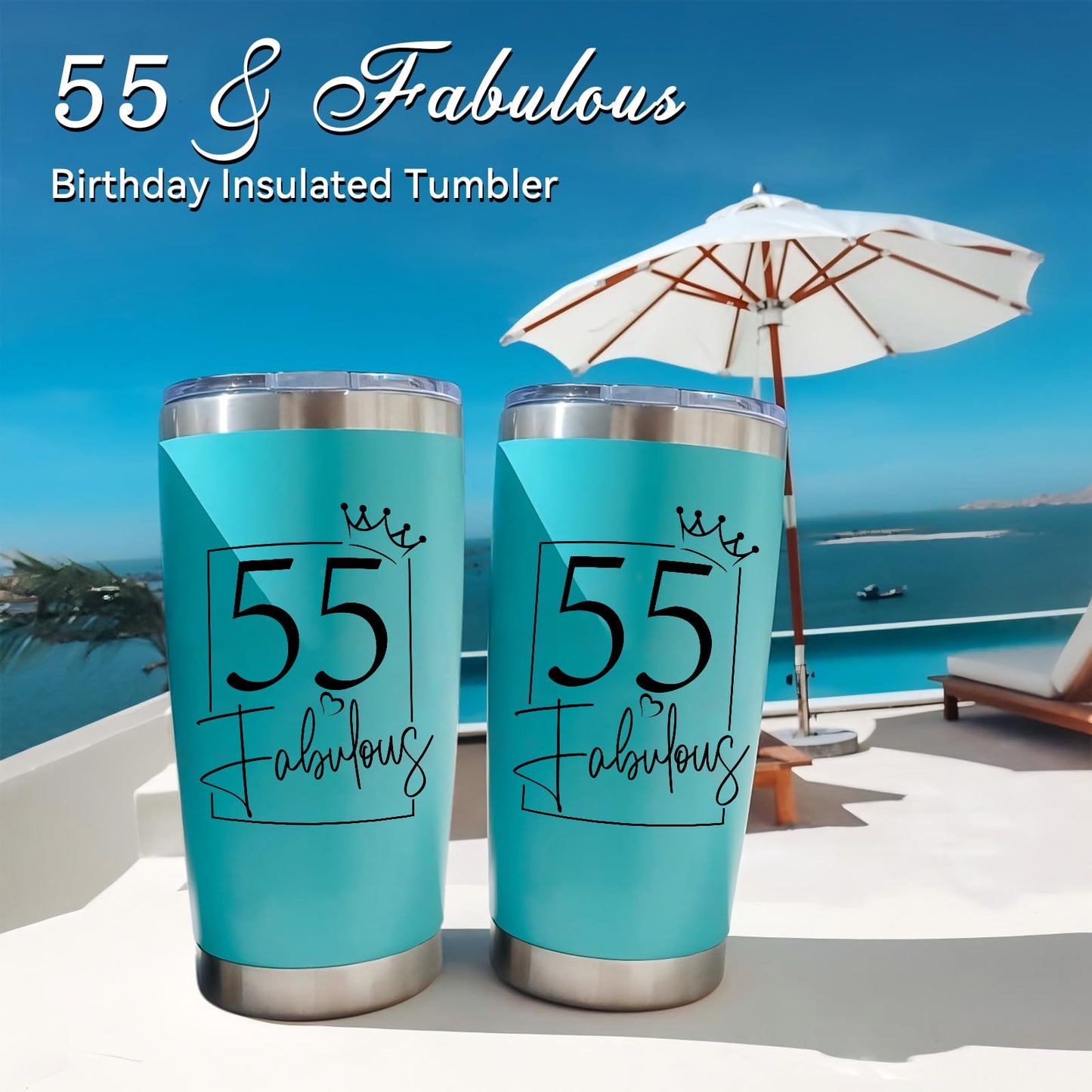 Physkoa 55th Birthday Gifts for Women Her