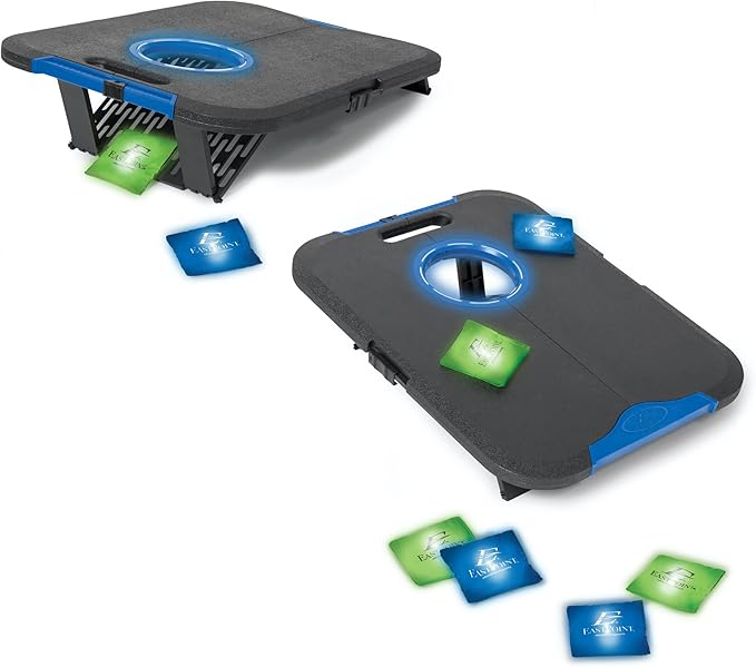 EastPoint Sports Go! Gater Cornhole – Light-Up and Travel Versions – Easy Storage & Light-Weight – Perfect for Outdoor and...