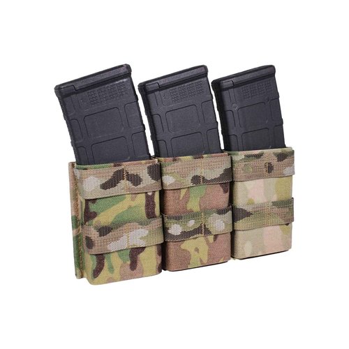 Esstac Triple Midlength 5.56 M4 KYWI Mag Pouch (Multicam, Attachment Method: 6X Malice Clips)