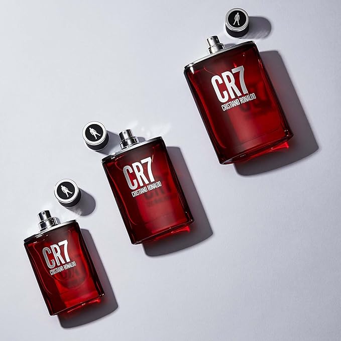 CRISTIANO RONALDO CR7 Eau De Toilette Cologne Scent for Men - Woody, Musky Men's Scent with Lavender, Cardamom, Tobacco, and Cedar - 1.7 oz