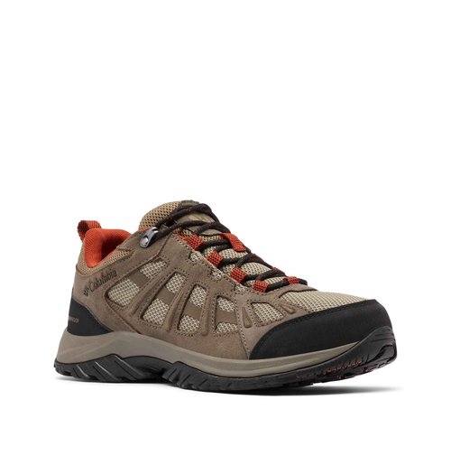 Columbia Men's Redmond III Waterproof, Pebble/Dark Sienna, 13 Wide
