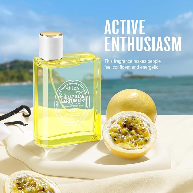 Sttes Perfume 612#（PASSION FRUIT COCONUT WATER） - Eau De Perfume 100ml (3.4fl Oz) Flower Fruit Gourmet tune (PASSION FRUIT +COCONUT +vanilla)