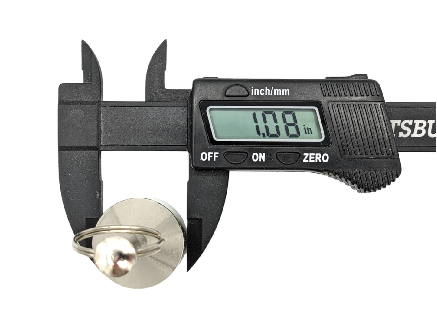 Extra-Large Keychain Magnet Tester for Gold, Silver, Jewelry & Precious Metals with N52 Rare Earth Neodymium Magnet