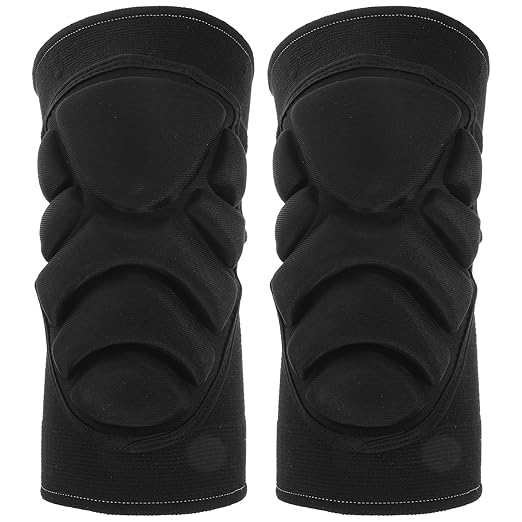 GOOHOCHY Kneeling Pads and Knee Protectors for Gardening and Flooring Work, Medium Size Sponge Cushion with Thick Breathable Shock-Absorbing Support, 1 Pair