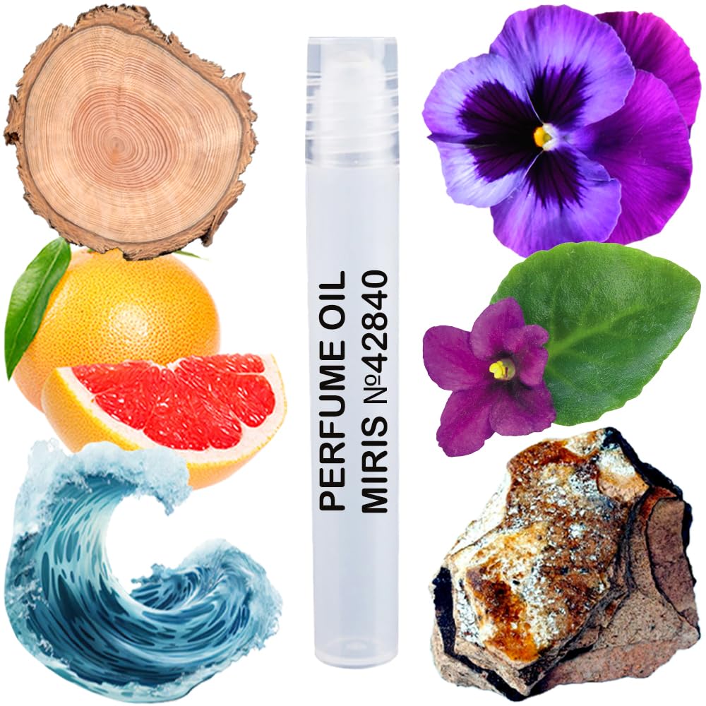 MIRIS No. 42840, Inspired by Invitus Aqua 2018, Long-Lasting Perfume Oil for Men Roll-On, Rollerball 0.34 Fl Oz / 10 ml