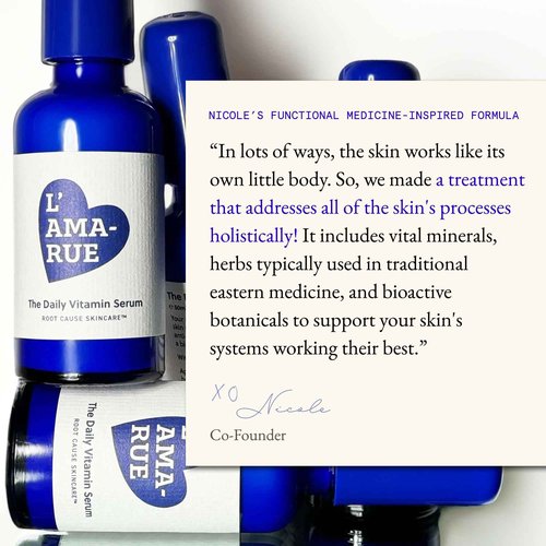 L'AMARUE The Daily Vitamin Serum - All-in-One Hydrating, Brightening & Radiance Boosting Serum with 17 Nutrients, 1.7 fl oz, Reduces Dark Spots, Anti-Aging & Supports Barrier