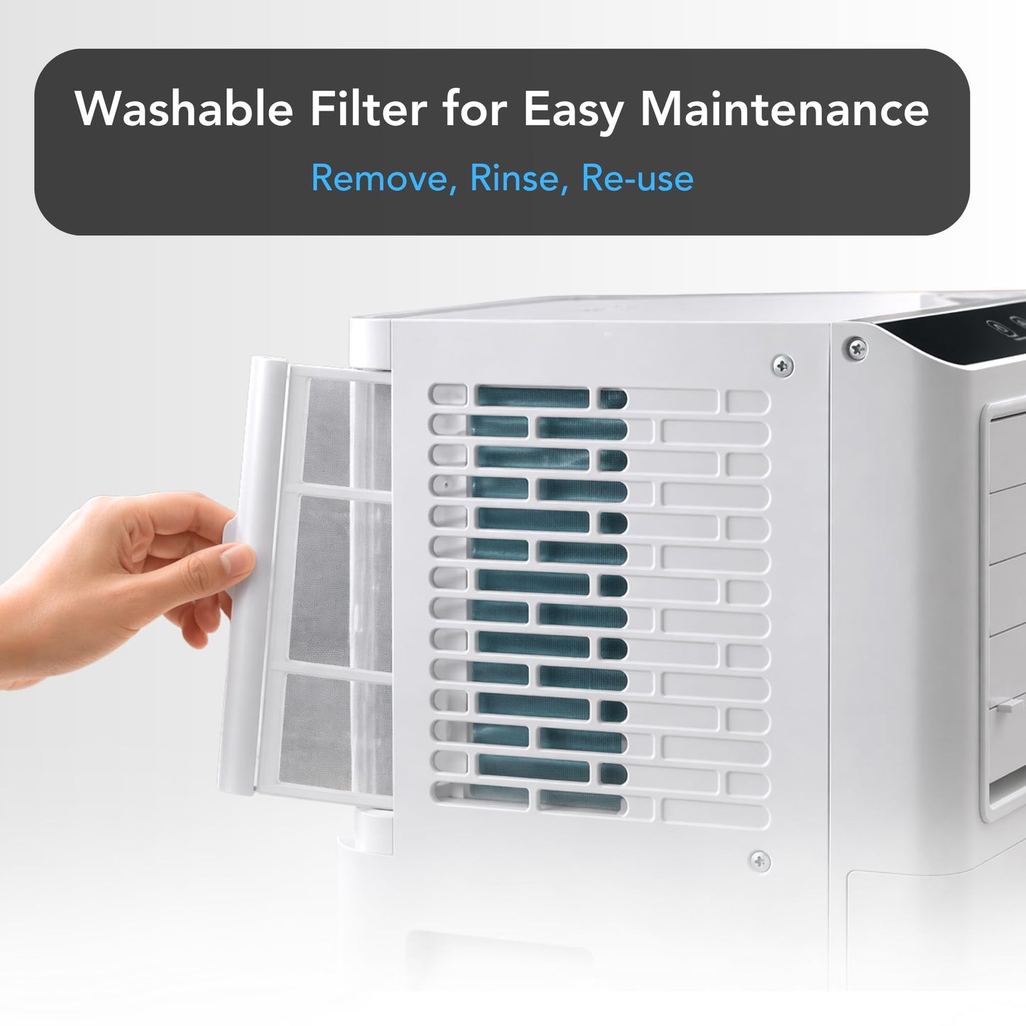 Comfort Zone Smart Portable Air Conditioner 8,000 BTU (5,100 BTU SACC) - WiFi Enabled 3-in-1 AC Unit, Dehumidifier & Fan with Remote Control, Sleep Mode & 24H Timer