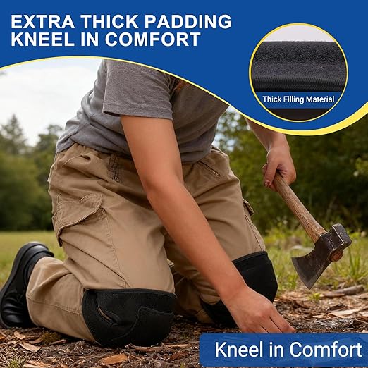 ANBANREY Professional Knee Pads for Men & Women - High Elastic Support for Cleaning, Gardening, Construction, and Floor Work | Knee Protection & Comfort