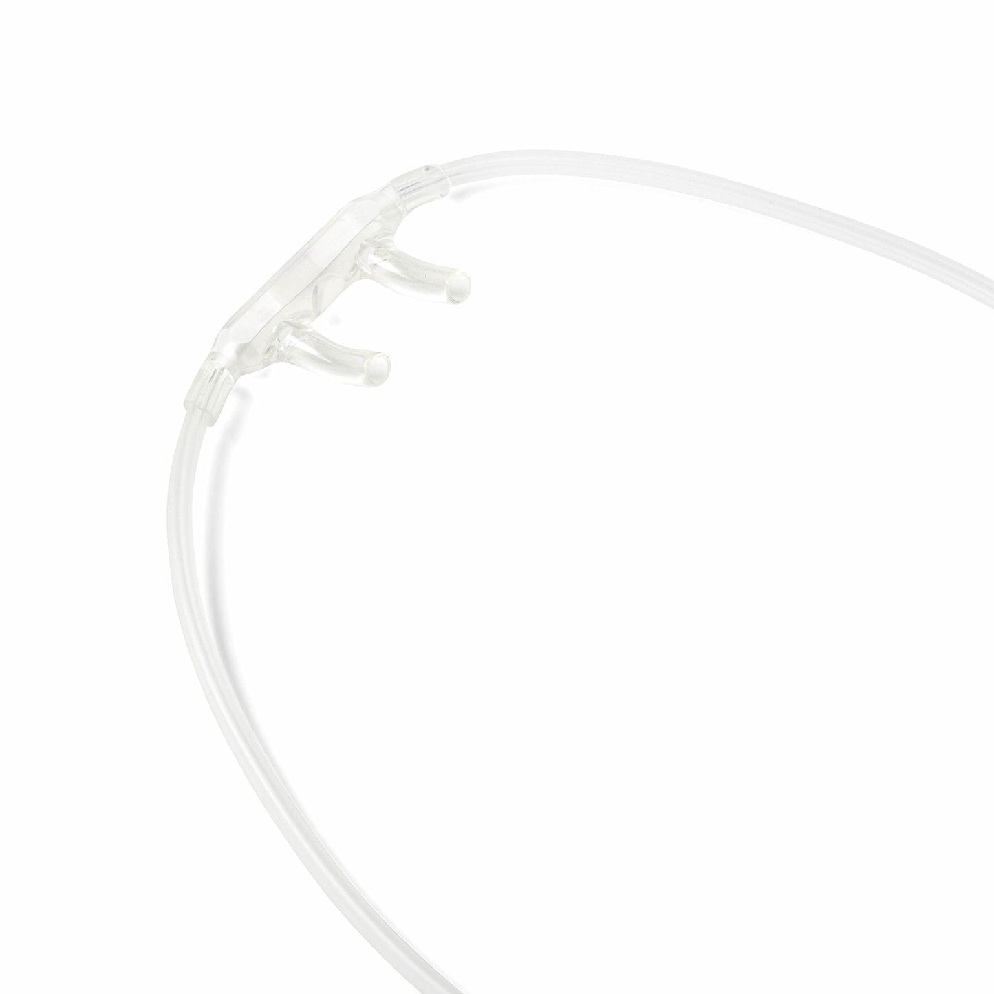 Medline Supersoft Nasal Oxygen Cannula, Universal Connector, 7-Foot Tubing, Adult Size, Pack of 50